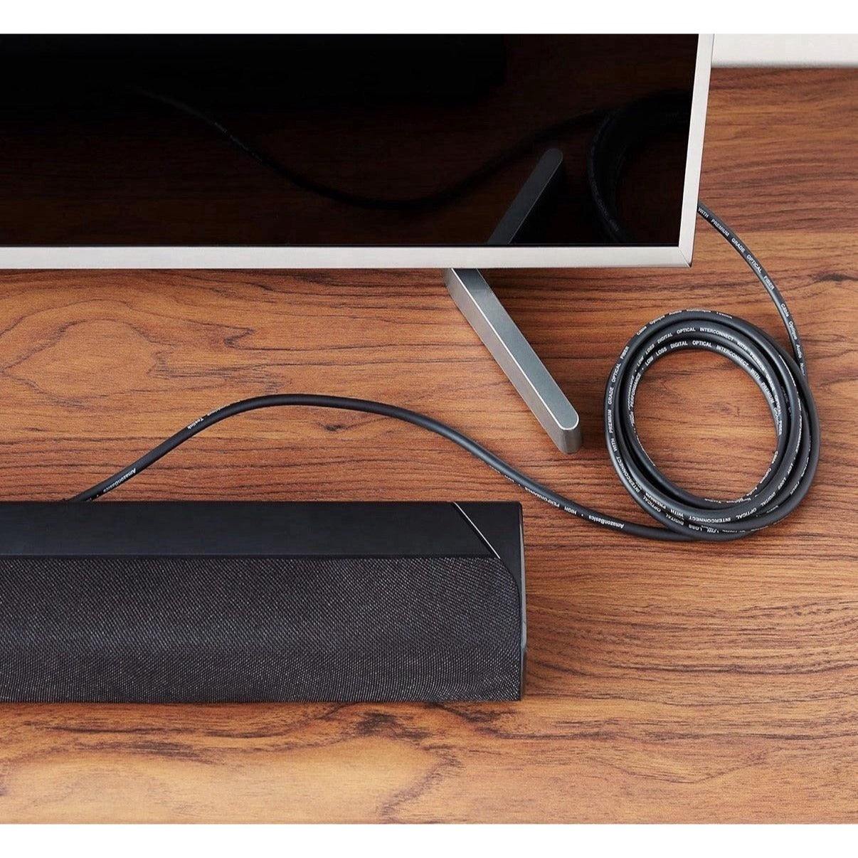 Digital Optical Audio Toslink Cable for Sound Bar, TV - 9.8 Feet 3 Meters