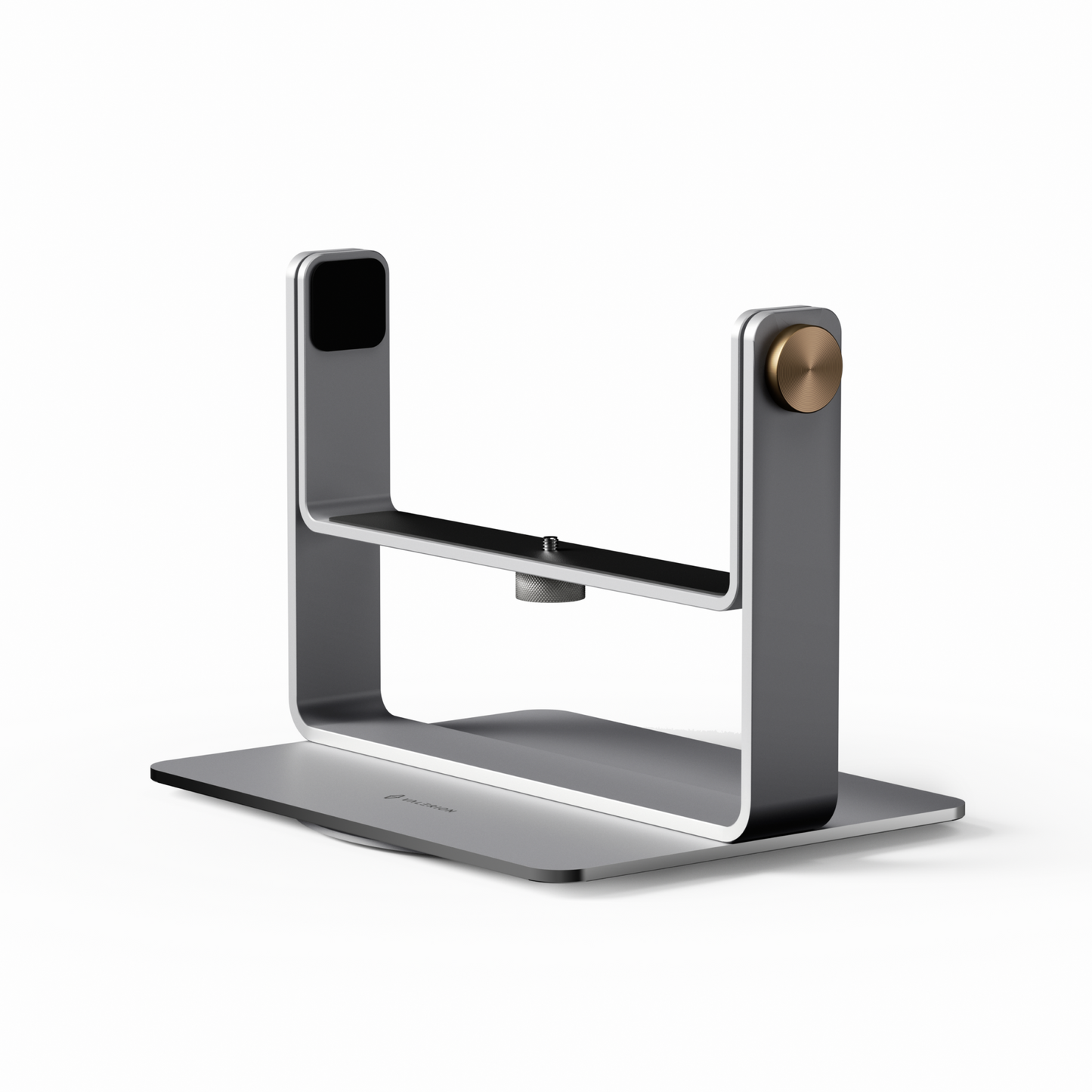 Valerion Desktop Gimbal Stand with dual-axis support, 360° adjustment, aluminum alloy base, and silicone pads for stable device mounting up to 10kg