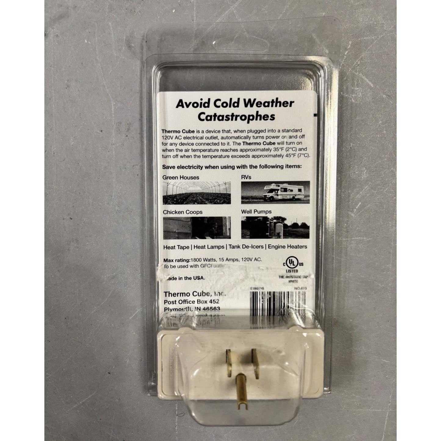 Farm Innovators TC-3 Thermo Cube Electric Outlet