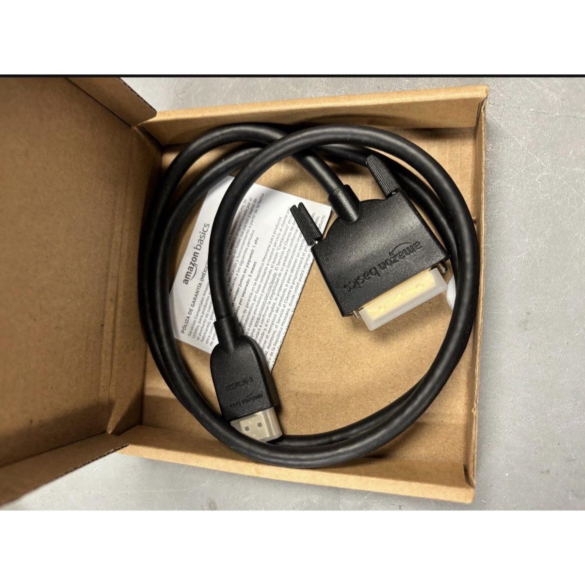 Amazon Basics HDMI A to DVI Adapter Cable, Bi-Directional 1080p, 3 Ft