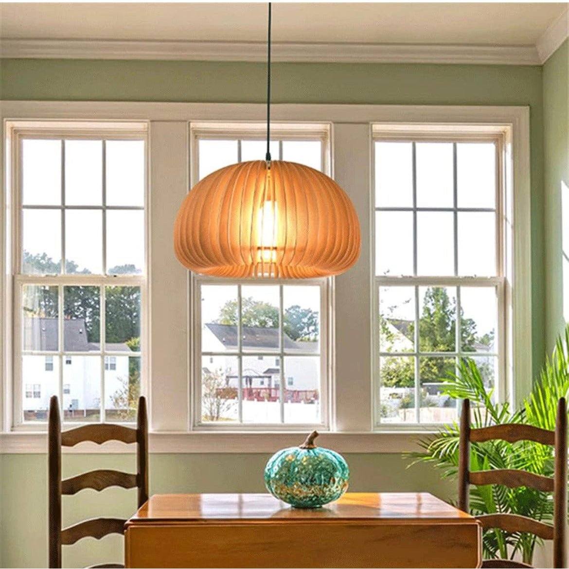 Indoor Chandelier Creative Wooden Ceiling Pendant Lamp - Selzalot