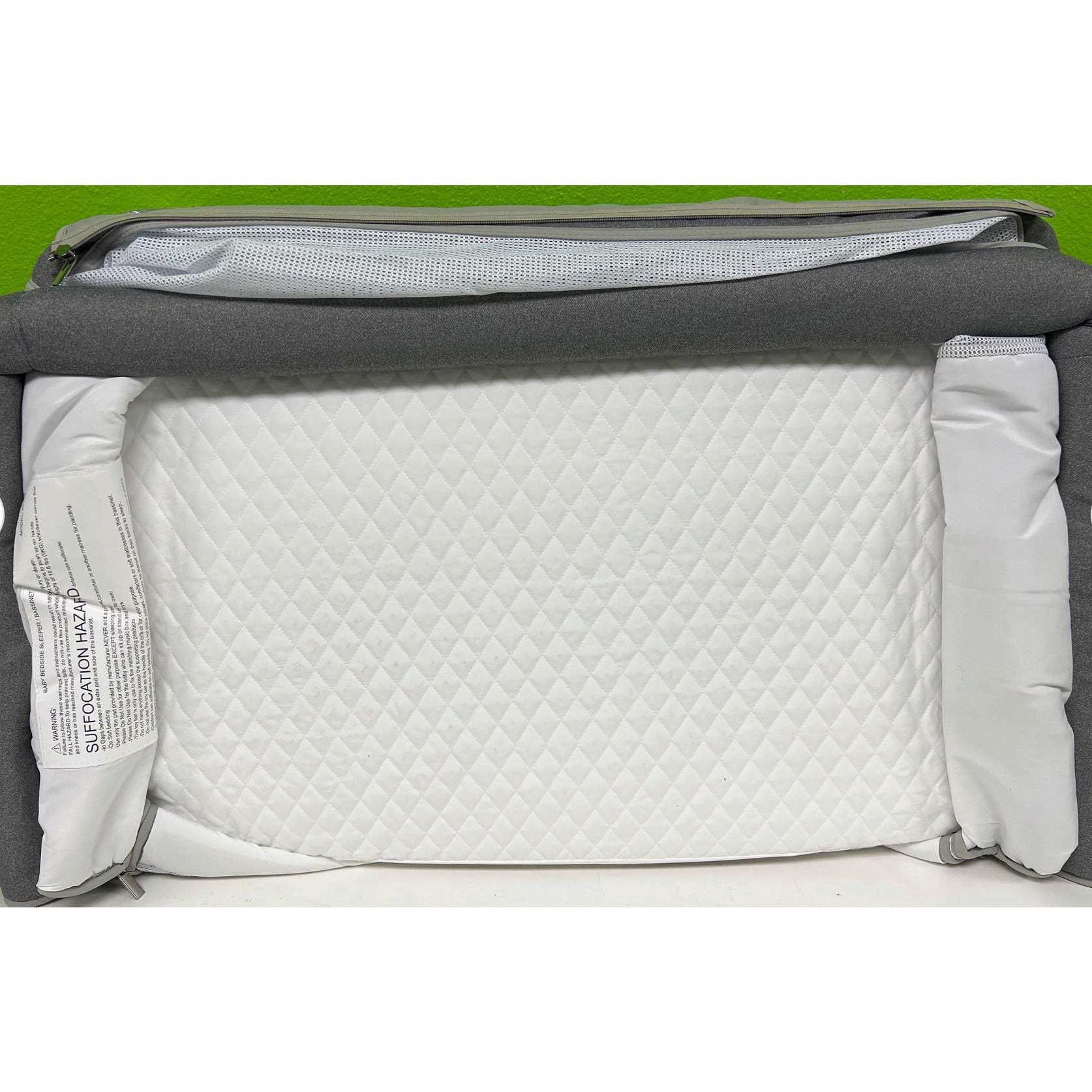 SYCYH Baby Bassinet, Bedside Sleeper for Baby with Comfy Mattress, Adjustable Bedside Crib with 9 Height Positions, Easy to Assemble Bassinets for Baby - Selzalot