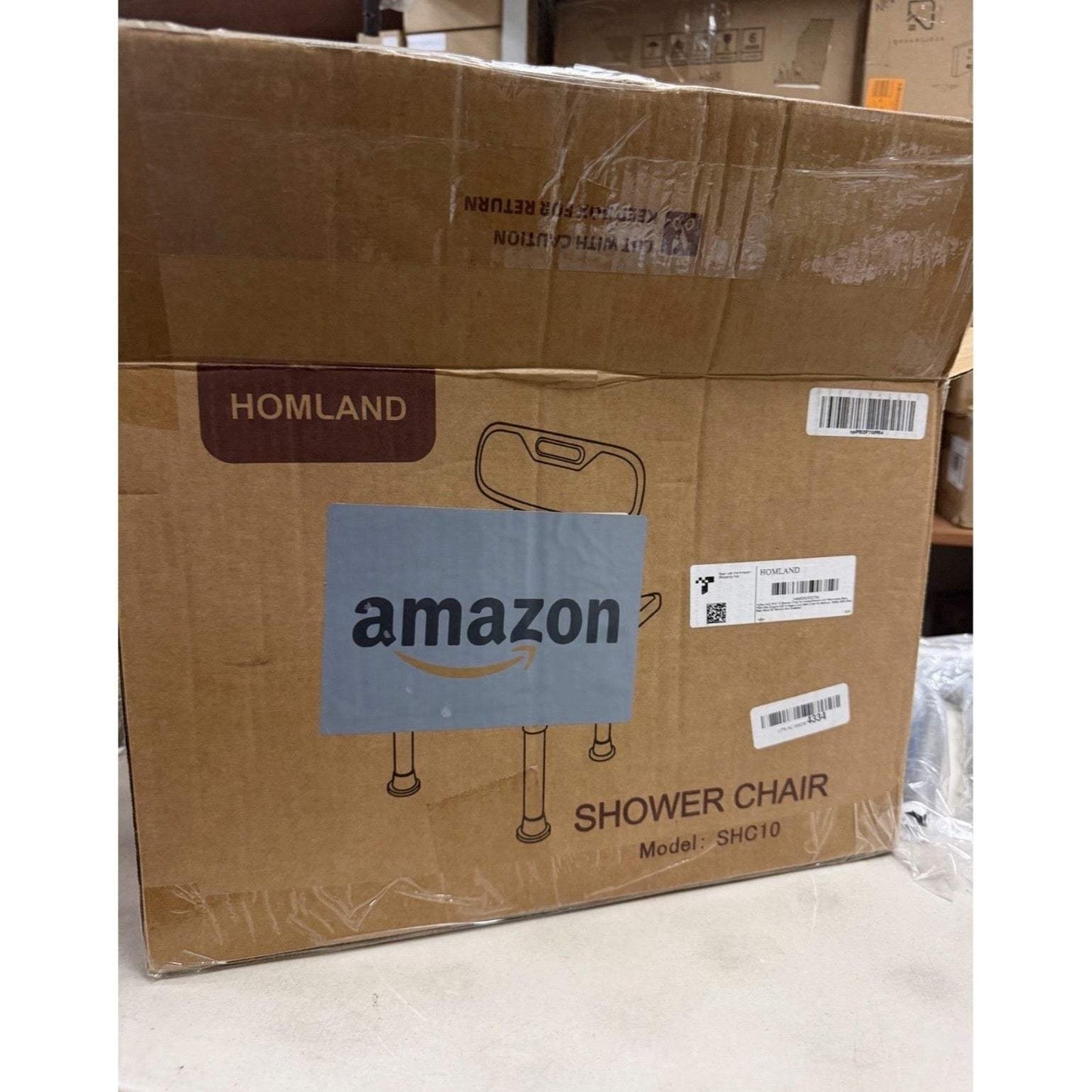 Homland Shower Chair For Inside Shower Removable Back 400 Lbs Heavy Duty Bath
