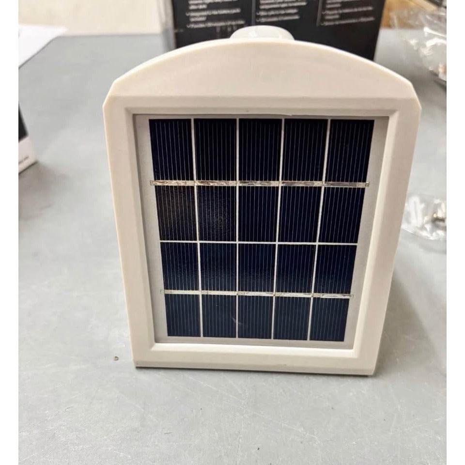 Halo120-Degree White Motion Activated Sensor Outdoor Solar