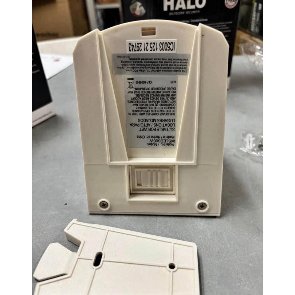 Halo120-Degree White Motion Activated Sensor Outdoor Solar