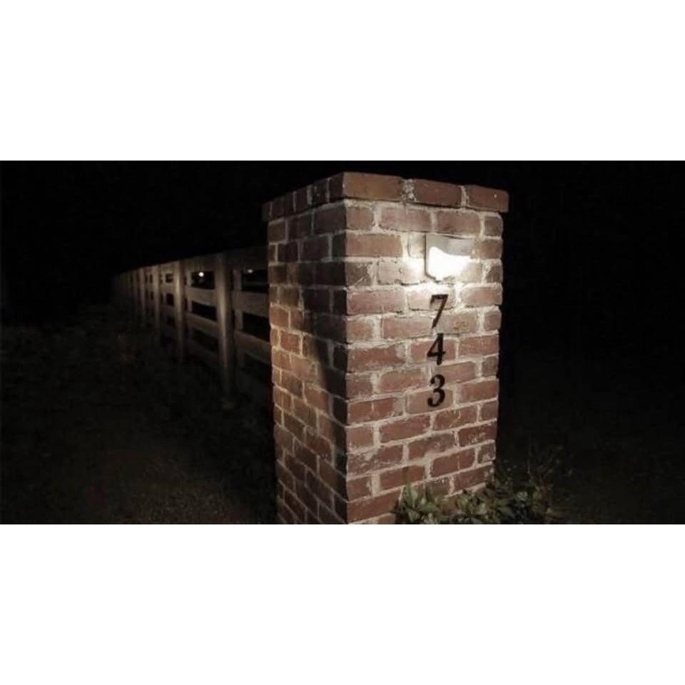 Halo120-Degree White Motion Activated Sensor Outdoor Solar