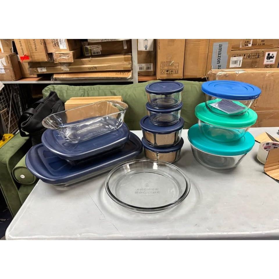 Anchor Hocking20-Piece Bake, Store & Mix Set