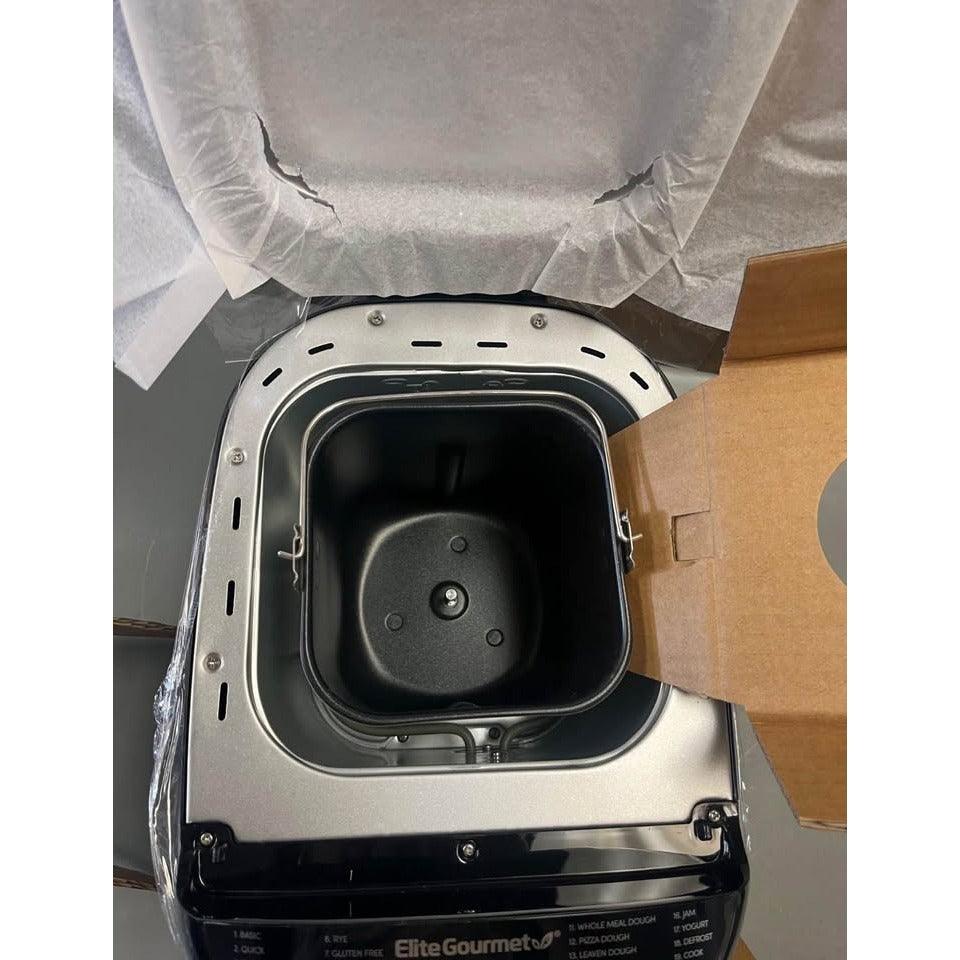 Elite Cuisine Programmable Bread Machine with 19