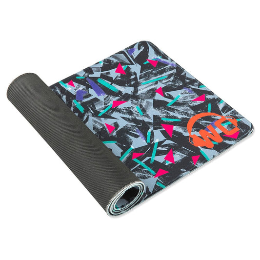 Large Gaming Mousepad WC MousepadZ with oversized surface, vibrant abstract design, and non-slip bottom for stable, precise gaming.
