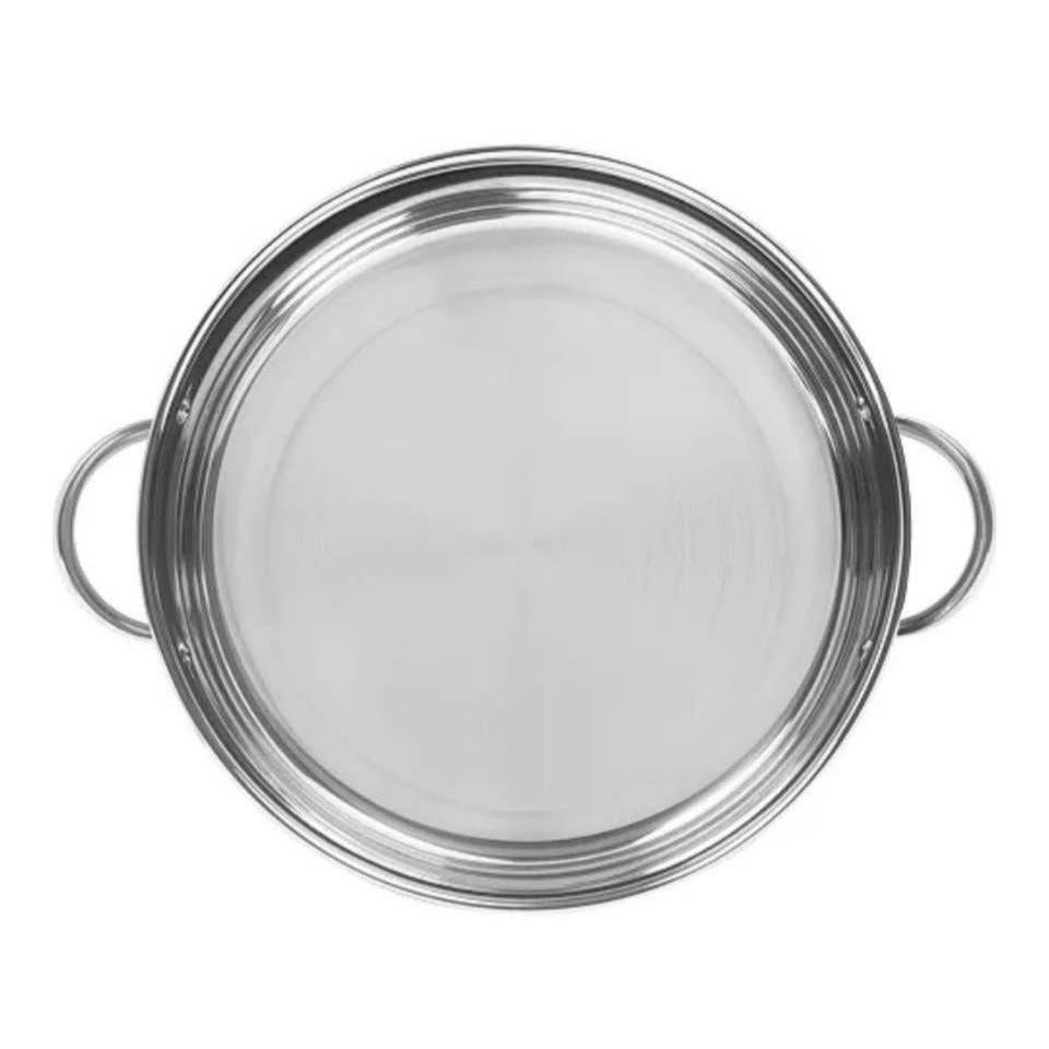 Used Good Condtion Sedona Kitchen 10-Qt Stainless Steel Casserole & Lid