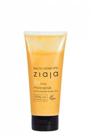 Baltic Home Spa fit Mango Micro-Scrub sauna aromatic body care in orange tube with black cap