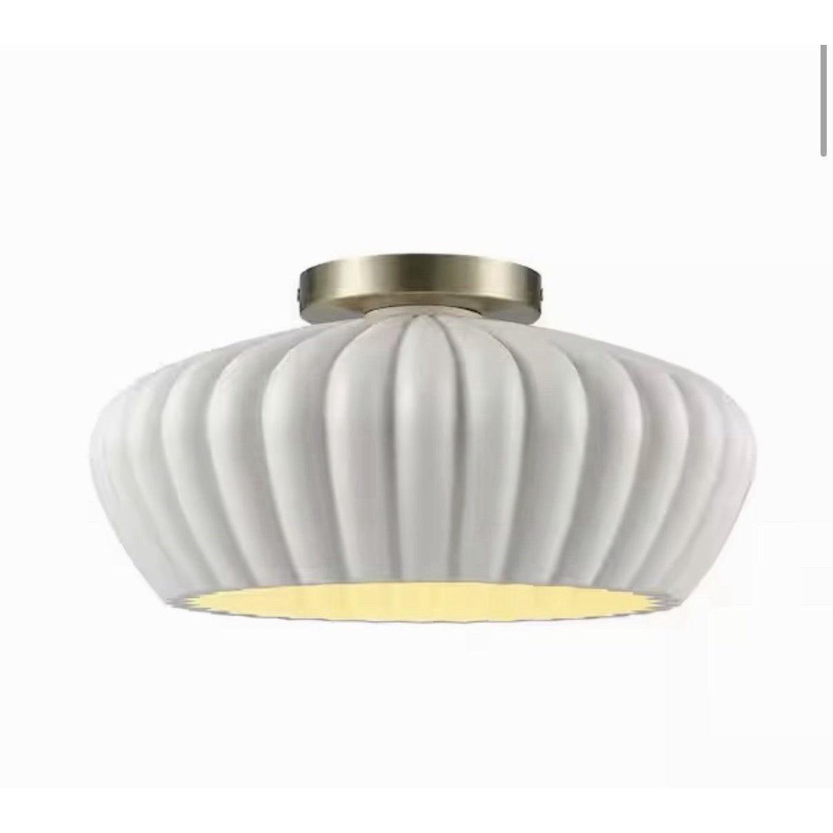 Globe Electric Dune 1-Light Brass Cream Resin Shade MISSING INSTRUCTION MANUAL