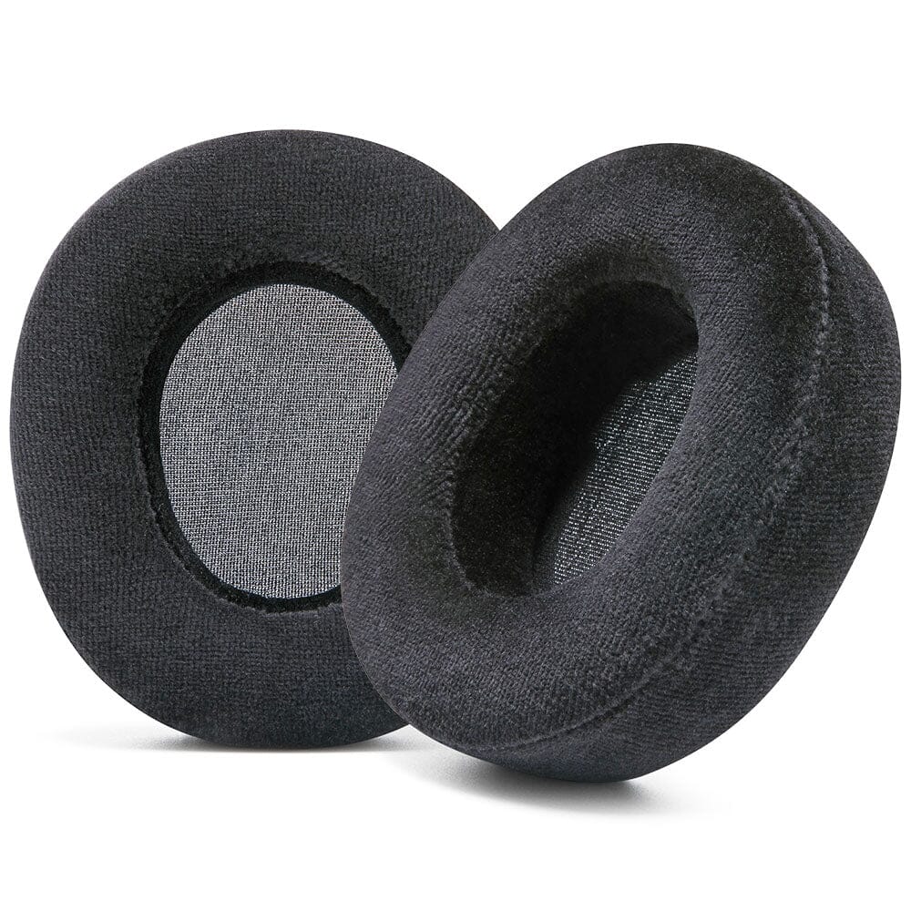 Nova Pro Wireless WC StealthZ black velour wireless headset replacement earpads with enhanced sound precision and extra thick cushioning for comfort