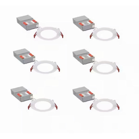 Juno Contractor Select WF 4-inch adjustable LED canless recessed ceiling light with dimmable and color temperature controls