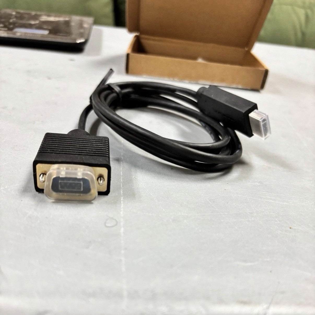 1080P HDMI to VGA Cable, 6ft Black, Perfect for Presentations and Displays