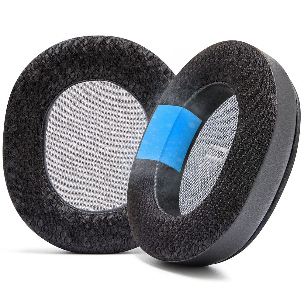 RIG 600 Pro compatible cooling gel earpads with breathable sports fabric and leather for enhanced comfort and sound isolation
