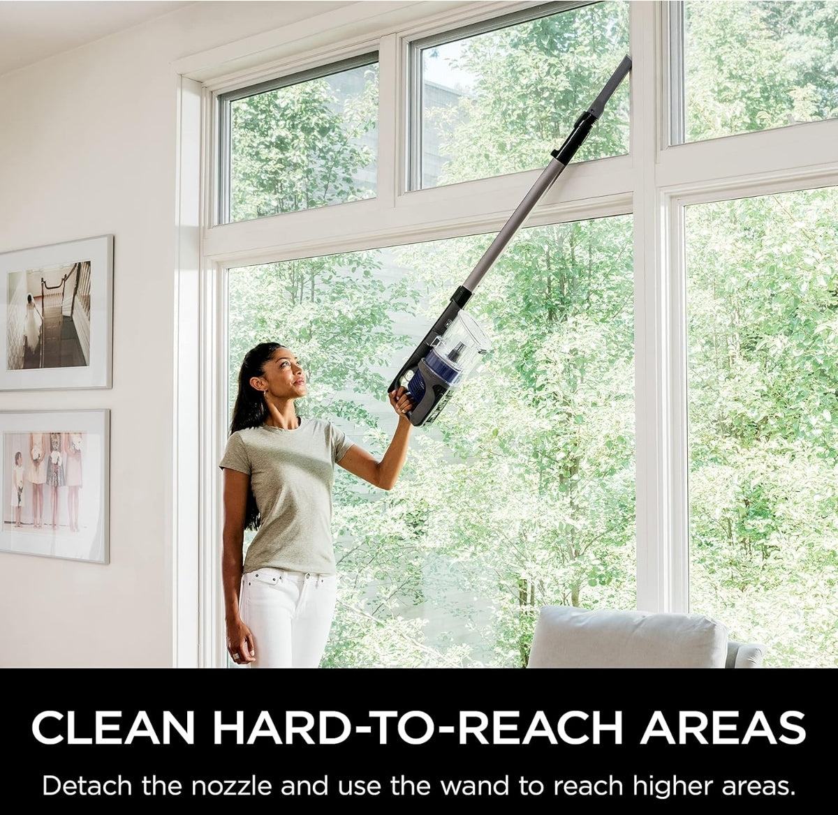 Used Like New  Shark Pet Cordless Stick Vacuum with XL Dust Cup, LED Headlights, Removable Handheld Vac, Crevice Tool, Portable Vacuum for Household P