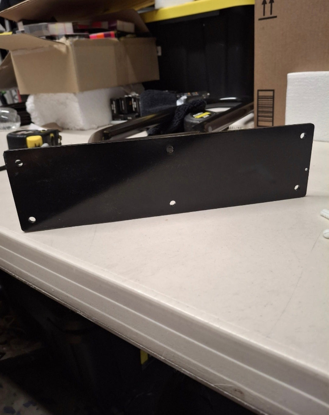 yeezoo Wall Mounted handrail, Garage Railing with Matte Black Finished, Grab Bars for Garage, Porch, Garden 1 to 3 Steps Stairs(28.7" Length)