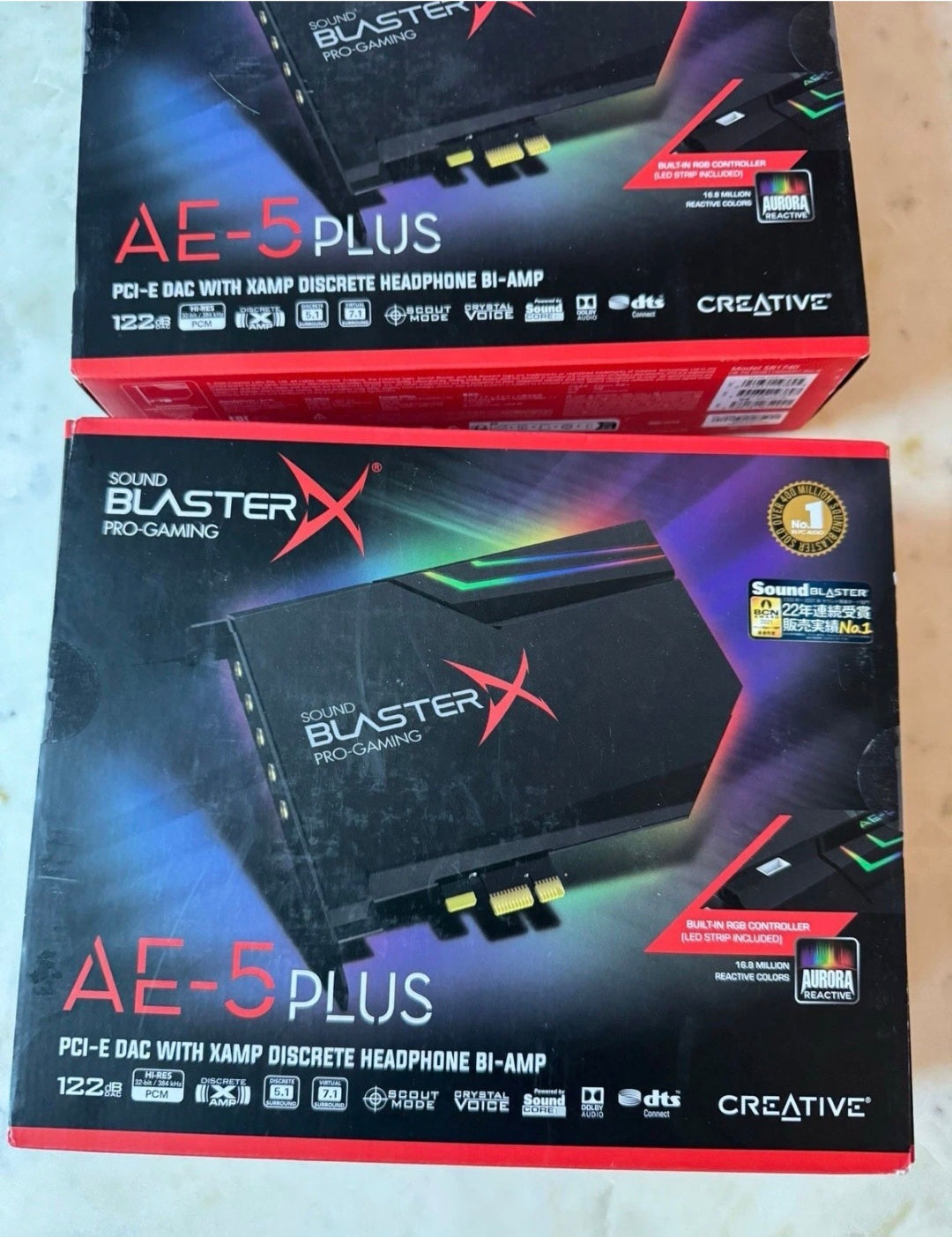 Creative Sound BlasterX AE-5 Plus SABRE32-class Hi-res 32-bit/384 kHz PCle