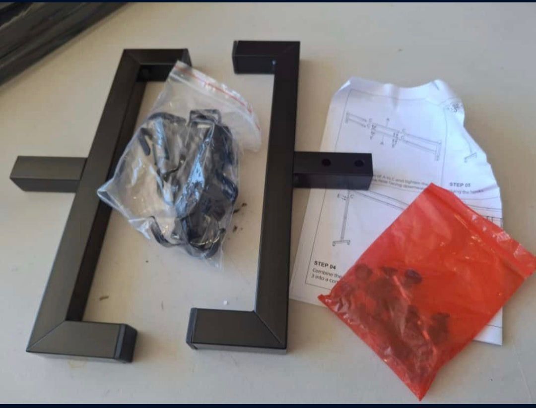 Asxevn Christmas Stocking Holder Stand with 4 Stockings, Metal freestanding Christmas Stocking Hanger with 8 Hooks, Christmas Decorative Gift, Black