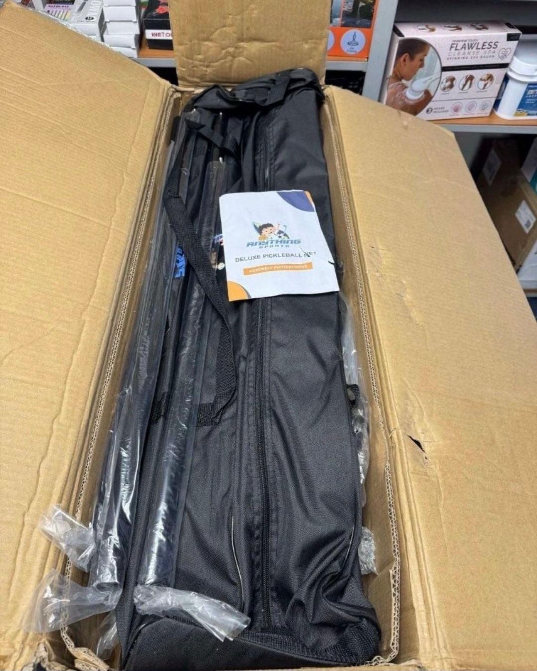 ANYTHING SPORTS Deluxe Heavy Duty Pickleball Net with Wheels 2.0