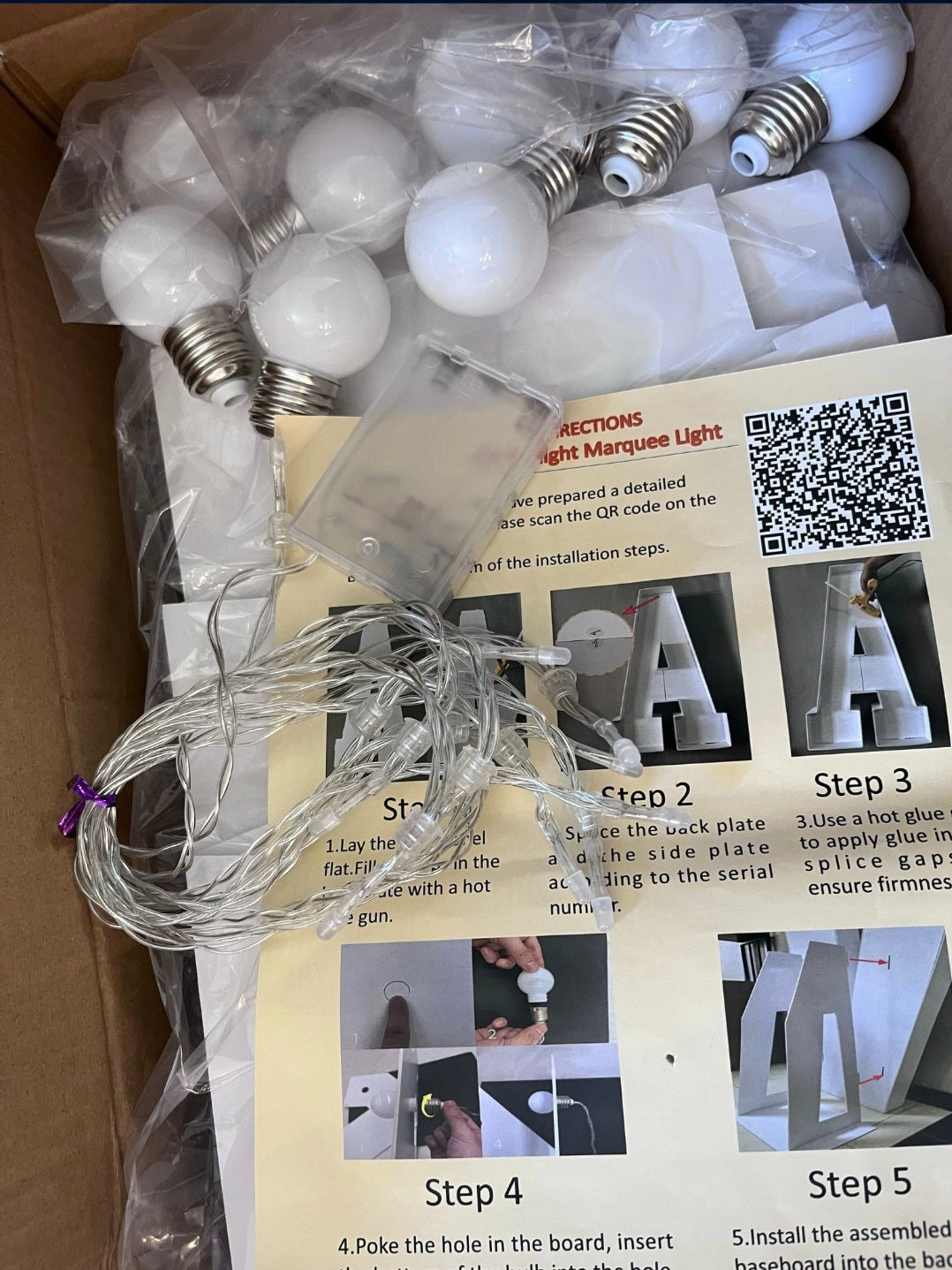 Ledido 4FT Marquee Light Up Letters, Cool White Light Up Letters Large Marquee Letters for Party Decorations, Mosaic Letters for Balloons, Wedding Birthday Graduation Decor Letter A