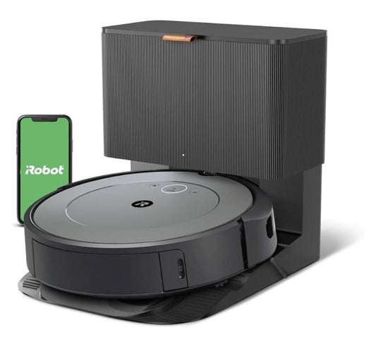 iRobot Roomba i3 robot vacuum with self-empty base and smartphone control for automatic cleaning