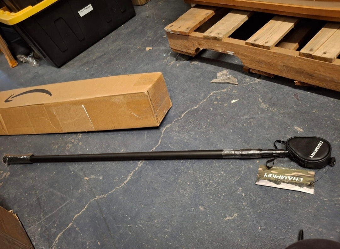 CHAMPKEY Two-Sided 6Ft Golf Ball Retriever black Version - Premium Stainless Steel Telescopic Golf Ball Picker- Come with Premium Head Cover