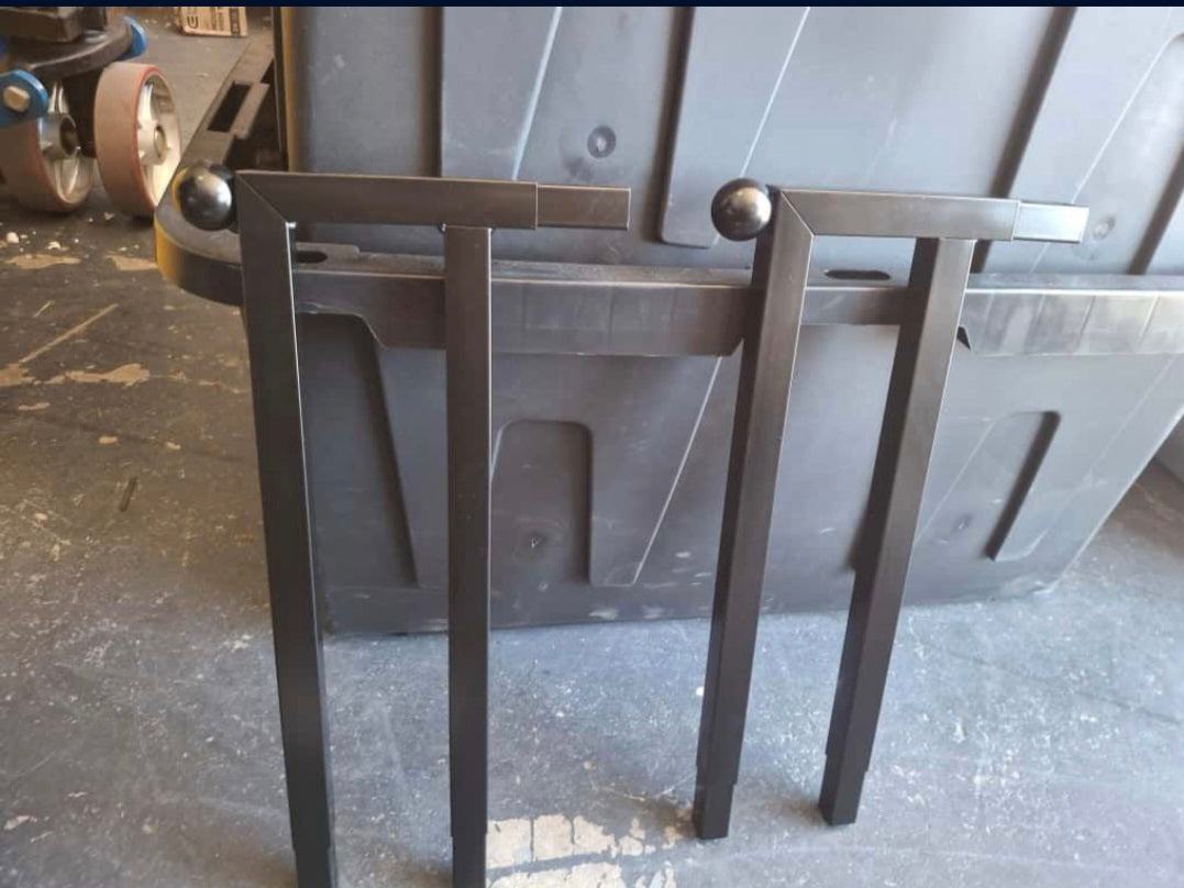 Asxevn Christmas Stocking Holder Stand with 4 Stockings, Metal freestanding Christmas Stocking Hanger with 8 Hooks, Christmas Decorative Gift, Black