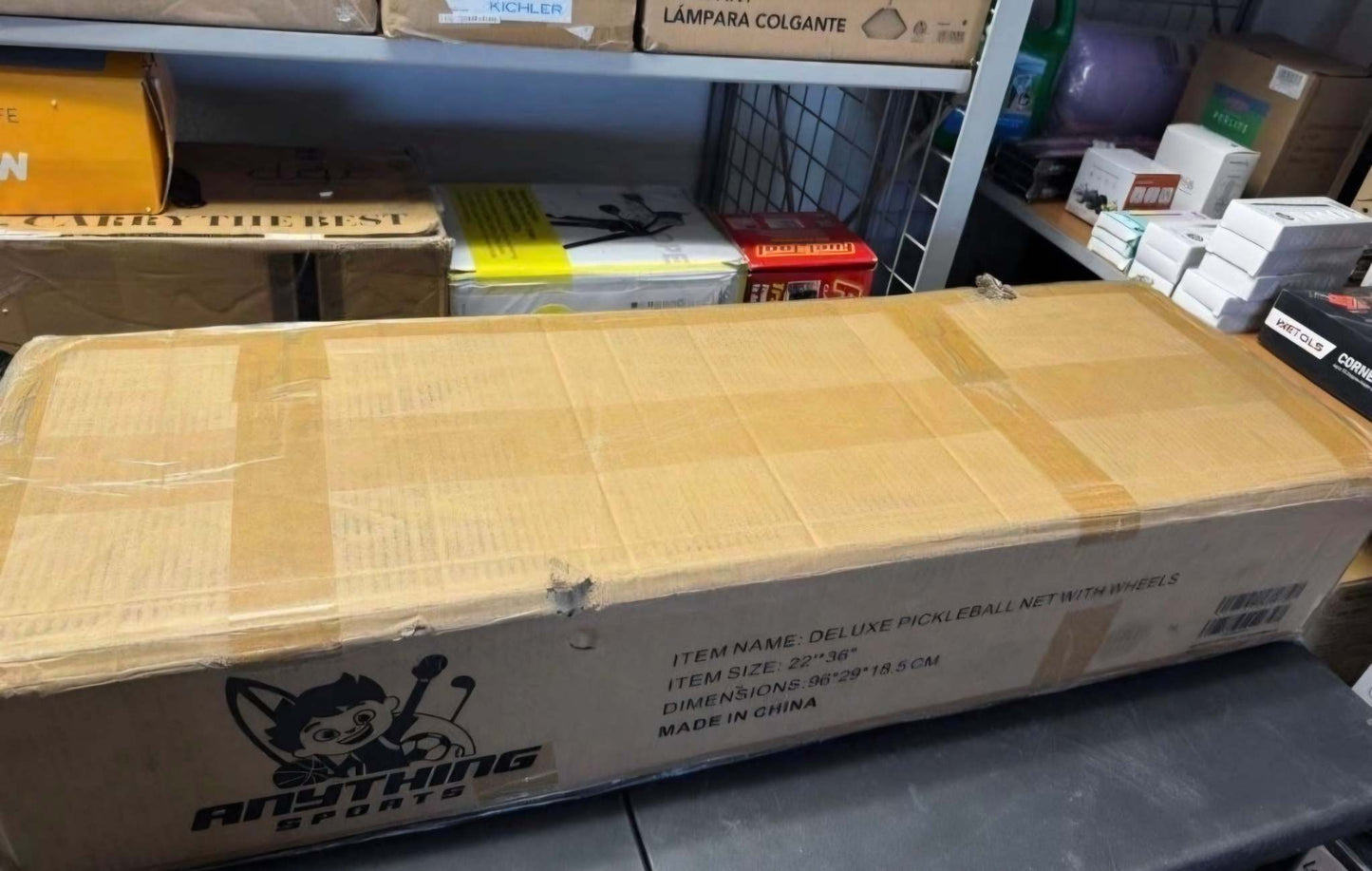 ANYTHING SPORTS Deluxe Heavy Duty Pickleball Net with Wheels 2.0