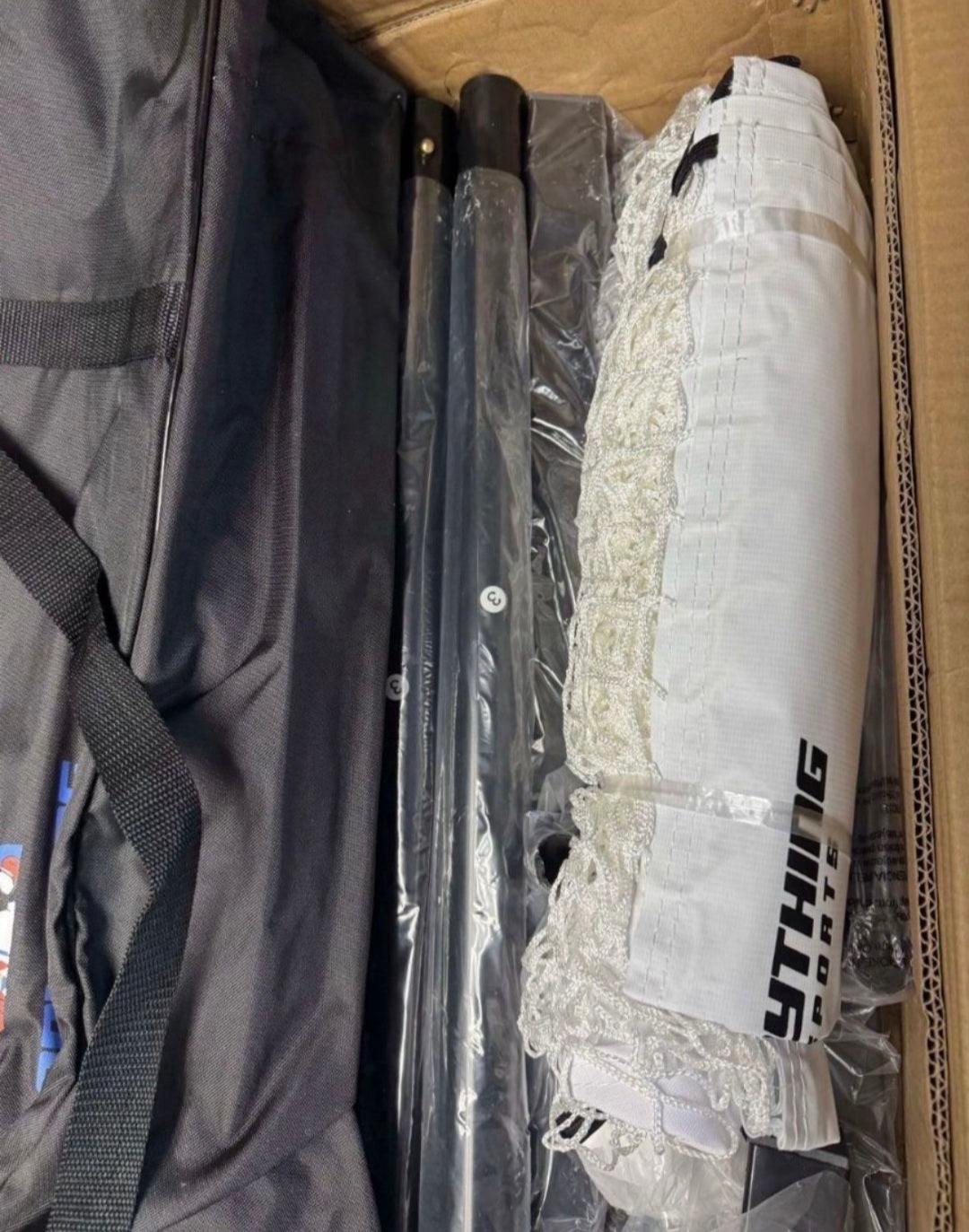 ANYTHING SPORTS Deluxe Heavy Duty Pickleball Net with Wheels 2.0