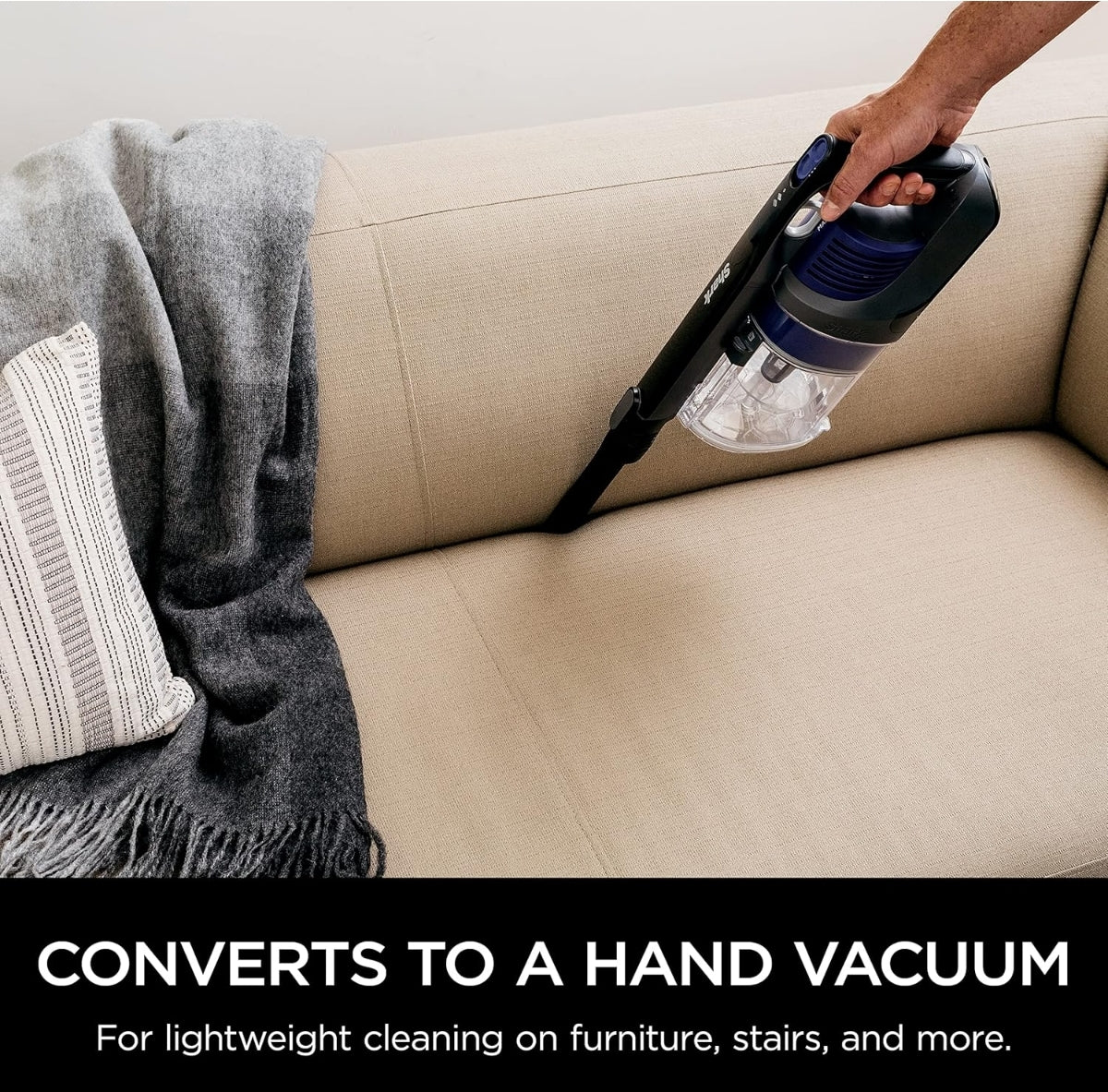 Used Like New  Shark Pet Cordless Stick Vacuum with XL Dust Cup, LED Headlights, Removable Handheld Vac, Crevice Tool, Portable Vacuum for Household P
