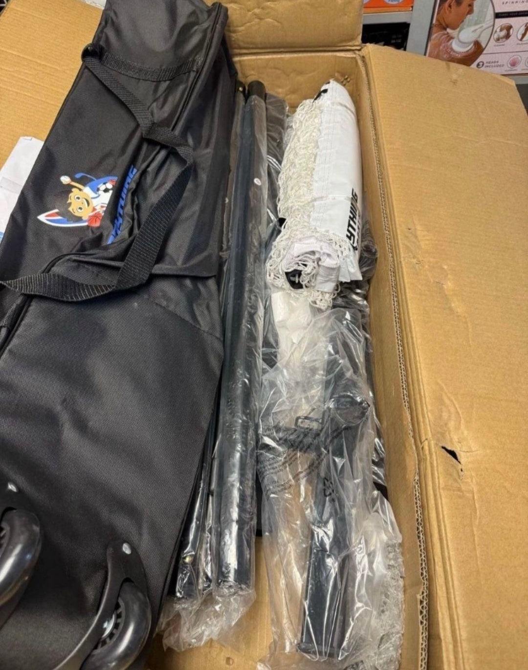 ANYTHING SPORTS Deluxe Heavy Duty Pickleball Net with Wheels 2.0