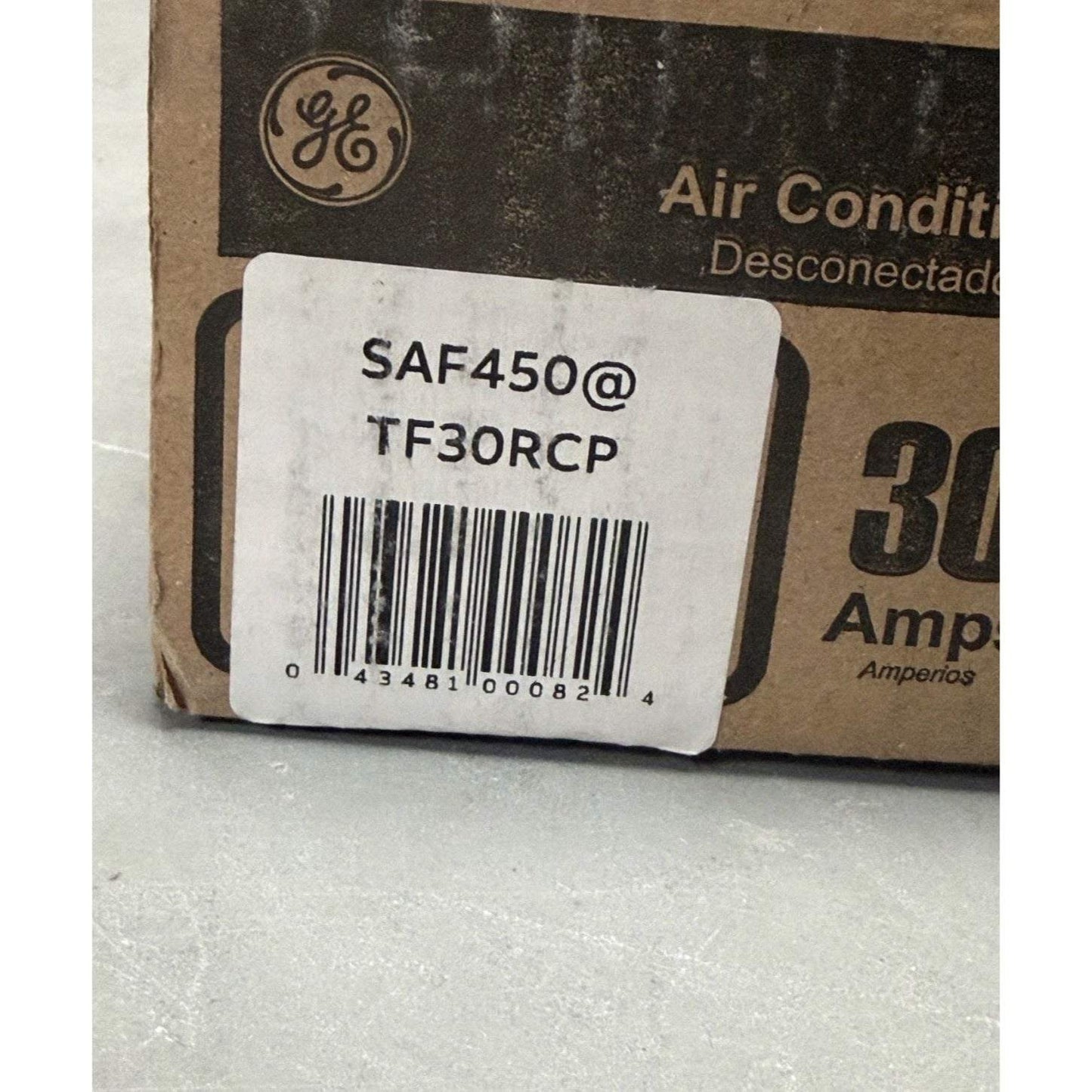 GE 30 Amp 120/240 Volt Fused AC Disconnect In Gray TF30RCP NEMA 3R