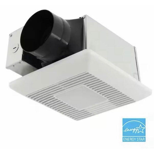Panasonic Whisper Mighty Pick-A-Flow 70-90 CFM bathroom exhaust fan with LED light and customizable airflow