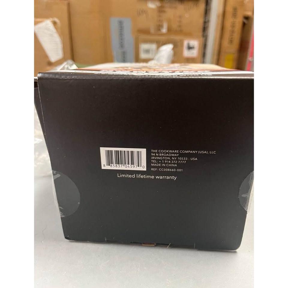 Bobby Flay 2.54qt Ceramic Nonstick Aluminum Sauce Pan with Lid Black: Dishwasher-Safe, PTFE & PFOA F