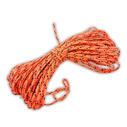 Orange 50-foot 2.2mm Notch Brand throw rope made with durable ultralight Dyneema fiber for hiking and camping use