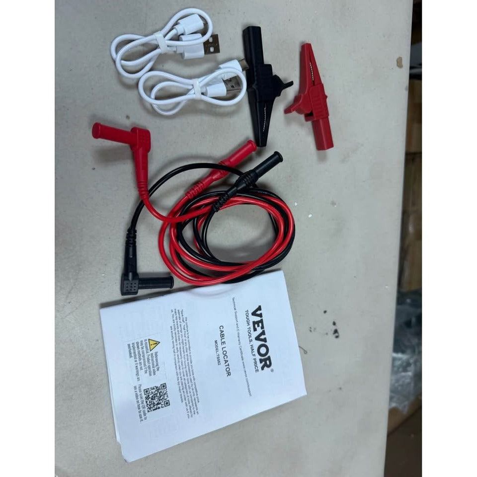 VEVOR Subterranean Wire Tracker, Up to 3 FT Detection Depth, Voltage Range 12-600V, Circuit and Line