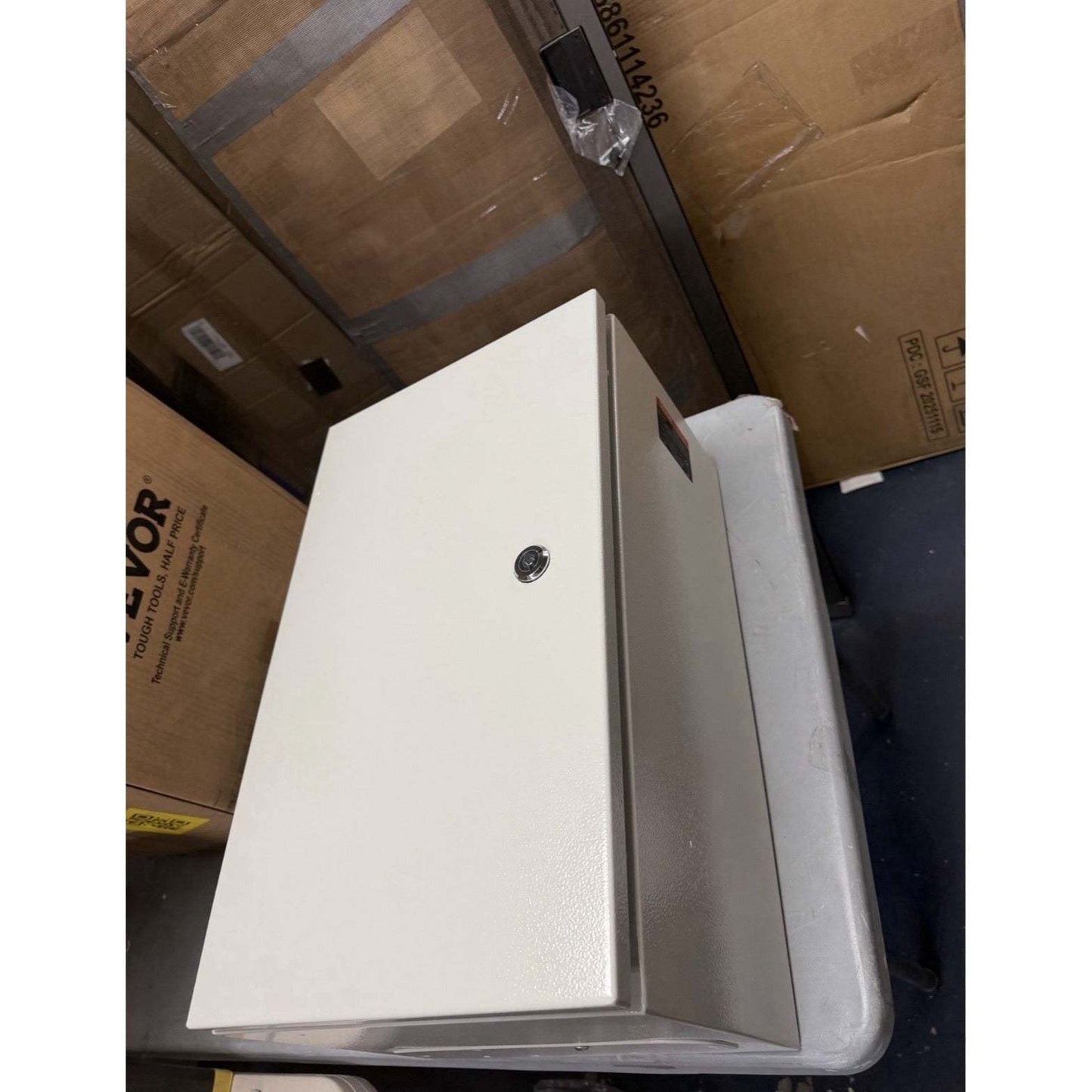 20x12x10in NEMA 4X Steel Junction Box IP66 Waterproof Mounting Plate