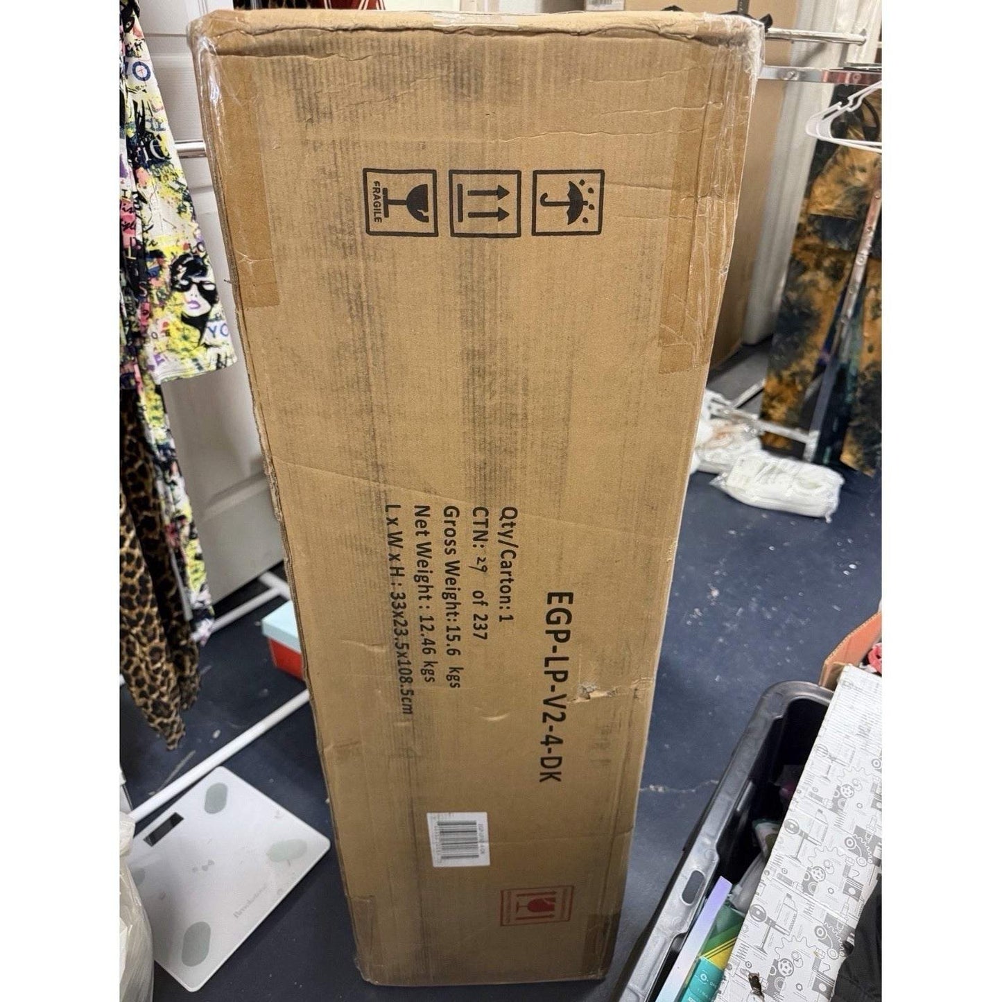EXCELLO GLOBAL PRODUCTS Premium String Light Poles - 4 Pack - Extends to 10 F...