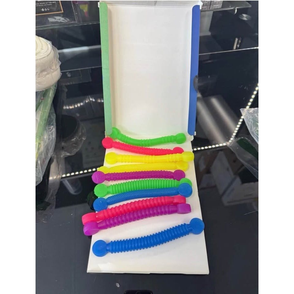 Open Box Stretchy Sensory Strings for Kids Super Durable Fidget Toy Set of 10