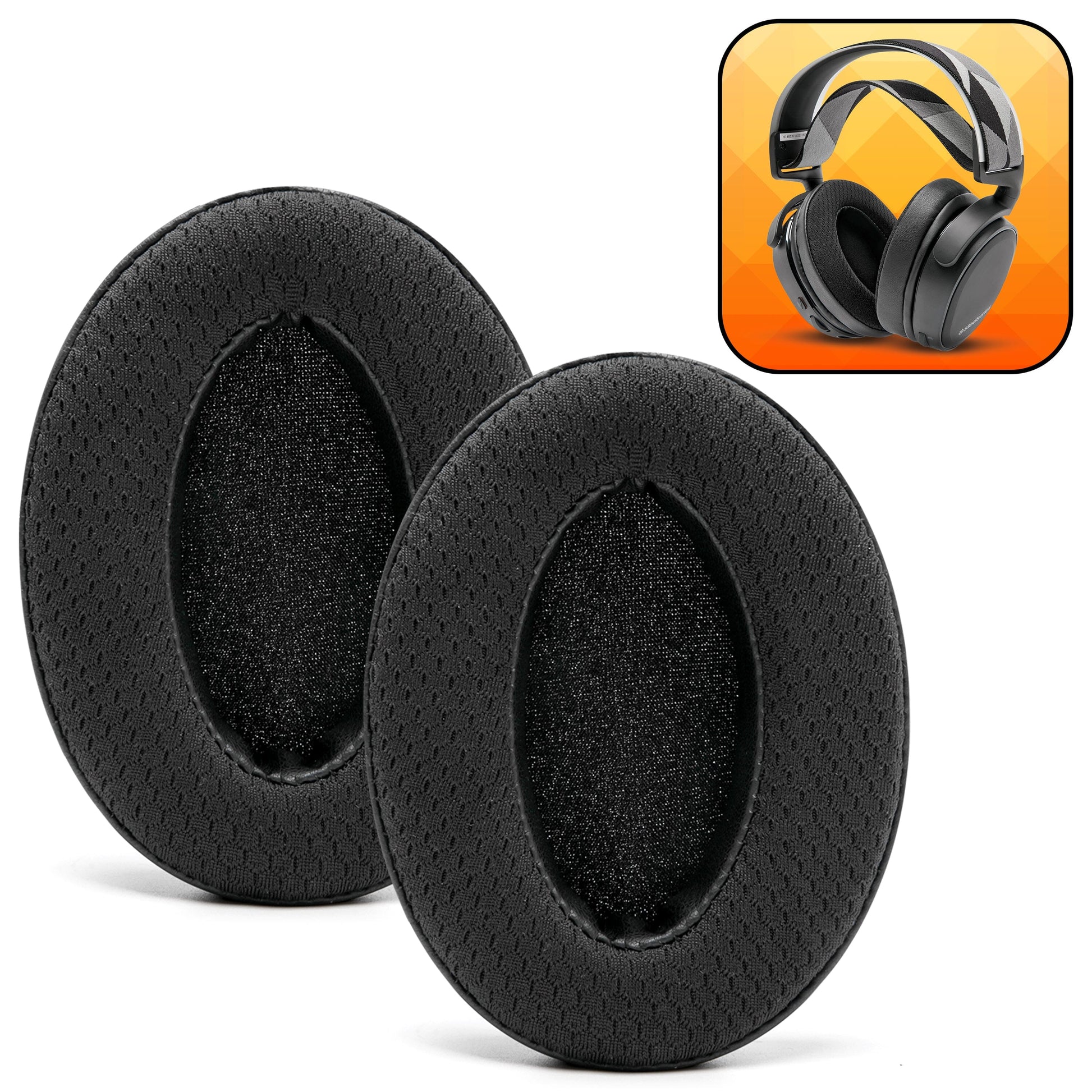 WC FreeZe hybrid cooling gel infused extra thick ear pads for ATH M50X and various gaming headsets