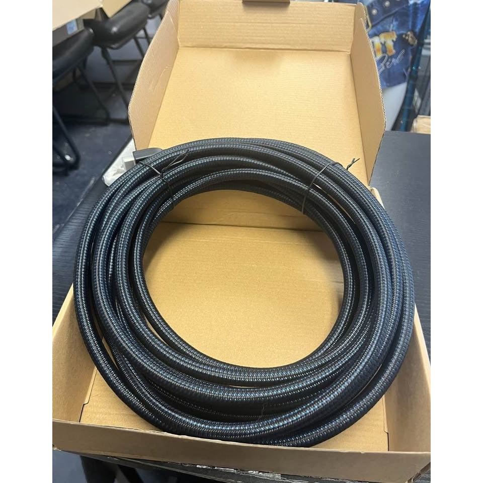 Amazon Basics Nylon-Braided HDMI 2.0 Cable, 10ft, 4K@60Hz, 18Gbps, 2160p, 48 bit, Compatible with TV