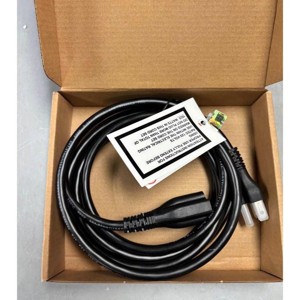 Basics Extension Cord, 10 Ft, 3 Prong Outlet Extender, Indoor, 13 Amps, 125V, Black
