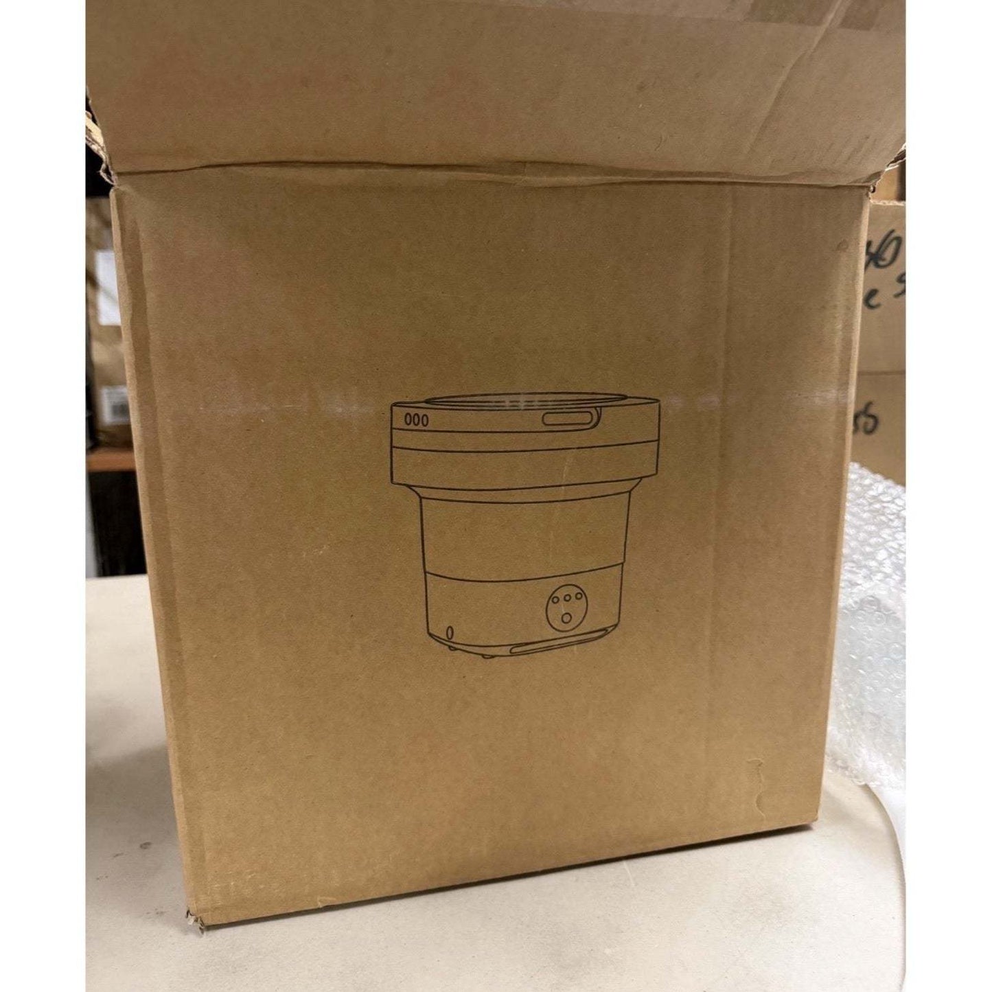 Minwoch 20L Foldable Portable Washing Machine, 45dB Ultra Quiet 3 Modes