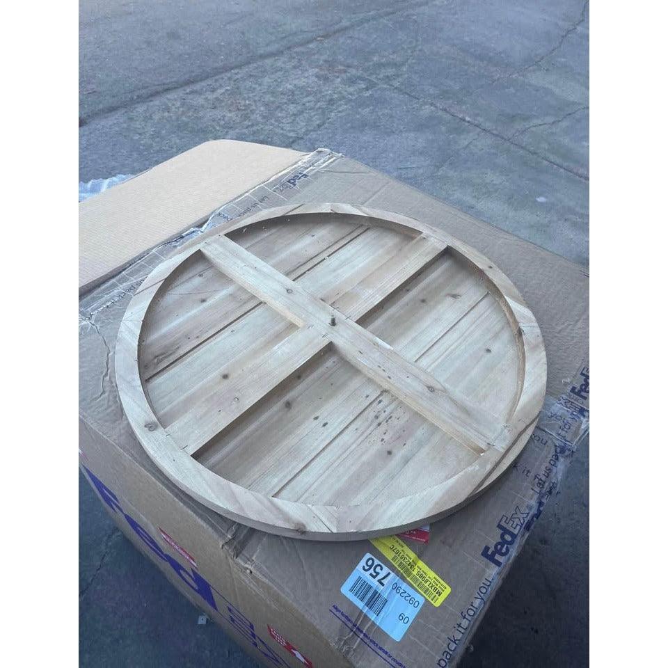 Ophelia & Co. Wind MGO End Table With Solid Wood Top