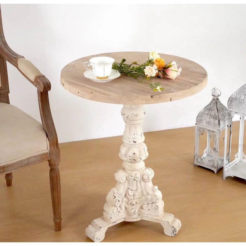 Ophelia & Co. Wind MGO End Table With Solid Wood Top
