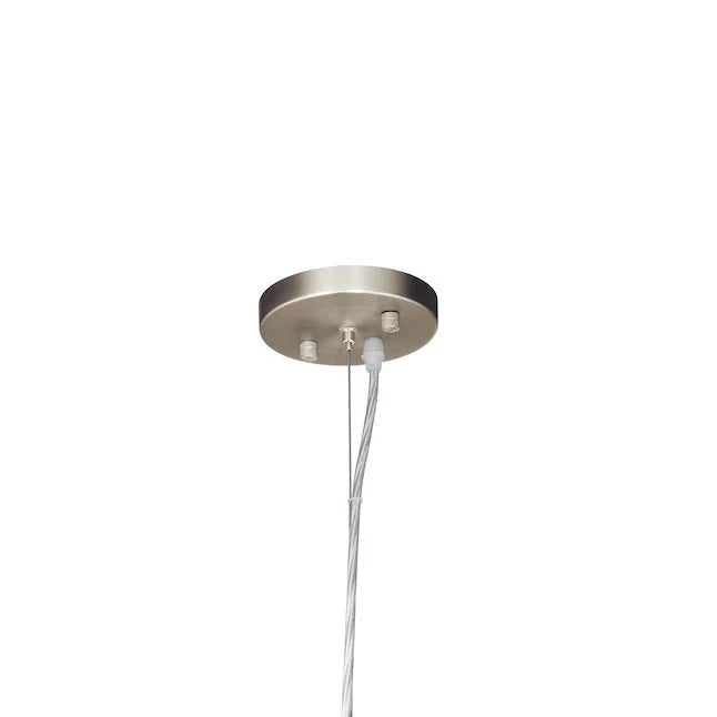 Kichler Brushed Nickel Transitional Clear Glass Cone Mini Pendant Light Item #1048247 - Selzalot
