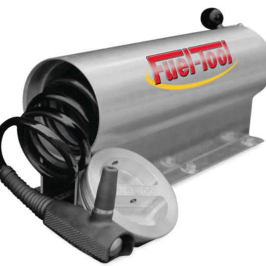 FUEL TOOL PT500 gas transfer system with metal tank and hose attachment