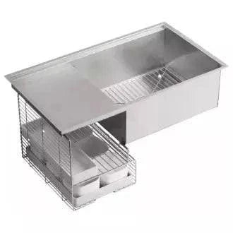 Kohler Stages 33" Single Basin Under-Mount 16-Gauge Stainless Steel Sink Model:K-3760-NA - Selzalot